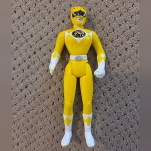 Mighty Morphin Power Rangers Yellow Ranger 4" Action Figure 1995 Saban Vintage